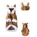 Pet Costumes Dog Christmas Suit Dog Elk Santa Costume Polar Fleece Fit for  I6A8