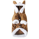 Pet Costumes Dog Christmas Suit Dog Elk Santa Costume Polar Fleece Fit for  I6A8