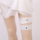 Wedding Bride Garter Belt Hand Made Lace Leg Garter Belt 2 Piece Set For Fe