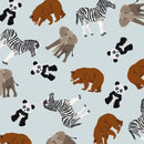 Animal Pattern Pillow Case Covers with Zipper Square Canvas Accent Pillow S L4P6