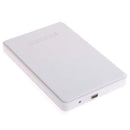 White USB 3.0 HDD Hard Disk Drive External Enclosure 2.5 Inch SATA HDD Cove