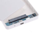 White USB 3.0 HDD Hard Disk Drive External Enclosure 2.5 Inch SATA HDD Cove