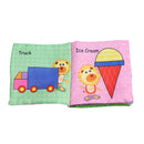 Cute Fruit Style Baby Toys Infant Kids Early Education soft Cloth Books Lea B3Y9
