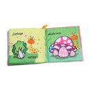 Cute Fruit Style Baby Toys Infant Kids Early Education soft Cloth Books Lea K5D2