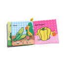 Cute Fruit Style Baby Toys Infant Kids Early Education soft Cloth Books Lea K5D2