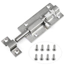 Door Lock 73mm for Bathroom Toilet Shed Bedroom Catch Latch Easy Fit V9C7