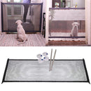 Magic Gate Portable Folding Safety Guard For Pets Dog Cat Isolated Gauze 11 S6X1