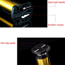 Bike Pump Mini Bike Floor Pump Foot Activated Bicycle Air Pump and Aluminum V6Q6