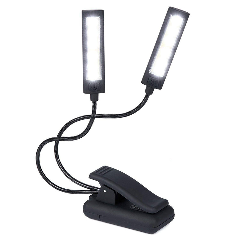 Music Stand Light Clip On LED Lamp - No Flicker, Fully Adjustable, 6 Levels