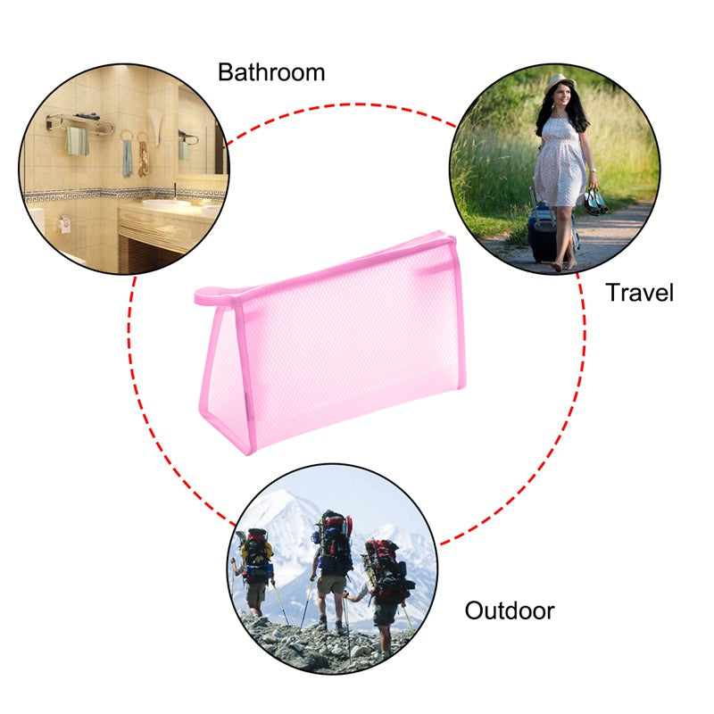 Woman Travel Make Up Toiletry Bag Portable Simple Storage Bag Large Capacit A5Y7