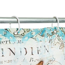 3D Bathroom Shower Curtain Polyester Waterproof Turtle Home With Hooks