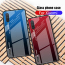 Bakeey Gradient Color Tempered Glass + Soft TPU Back Cover Protective Case for Xiaomi Mi A3 / Xiaomi Mi CC9e