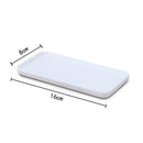 Creative Bathroom Toothbrush Ceramic Base White Porcelain Trays Rectangle Holder Stand Sanitary Stor