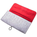 For Nintendo Switch Case - Gray Felt Protective Carry Case Cover Bag Pouch fI4A4