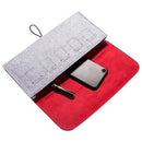 For Nintendo Switch Case - Gray Felt Protective Carry Case Cover Bag Pouch fI4A4