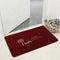 Modern Red Non-slip Door Floor Rug Mat Kitchen Bathroom Carpet Home Decorations