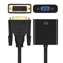 DVI to VGA Adapter Cable 1080P DVI-D to VGA Cable 24+1 25 Pin DVI Male to 1 W8R1