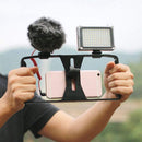 Cage Rig Stabilizer Smartphones Video Film Production Double Handle