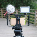 Cage Rig Stabilizer Smartphones Video Film Production Double Handle