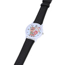 Christmas Elderly Pattern Leather Band Analog Quartz Vogue Watches Christma P6V2