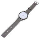 Mens Black Dress Watch Movement Quartz Analog Business Wristwatch 24cm (Whi O3T9