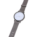 Mens Black Dress Watch Movement Quartz Analog Business Wristwatch 24cm (Whi O3T9