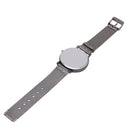 Mens Black Dress Watch Movement Quartz Analog Business Wristwatch 24cm (Whi O3T9