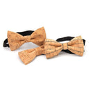 Novelty Corkwood Bow Ties For Men Wedding Marriage Handmade Cork Wood Bow tiO8C8