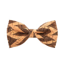Novelty Corkwood Bow Ties For Men Wedding Marriage Handmade Cork Wood Bow tiO8C8