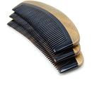 Natural green sandalwood horn comb Sandalwood straight hair comb Hairdressi