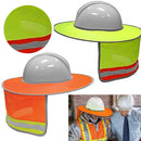 Construction Safety Hard Hat Neck Shield Helmet Sun Shade Reflective Stripe