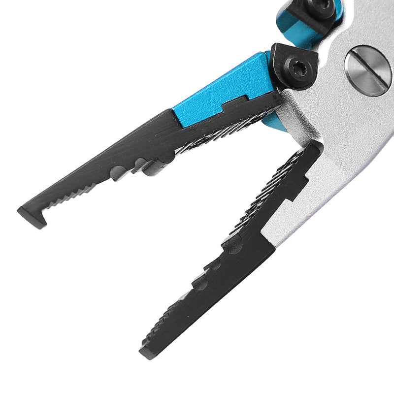 H3 Fishing Pliers Crimping Remove Hook Scissors with Sheath Split Ring Cutters Fish Line Cutters