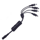ESCAM DC Power Jack 1 DC Female to 2 3 4 Male Plug Splitter Adapter Led Light Connector Cable Wire Switcher for CCTV CAMERA