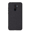 Bakeey Luxury Fabric PC Back + Soft TPU Bumper Protective Case for Xiaomi Pocophone F1
