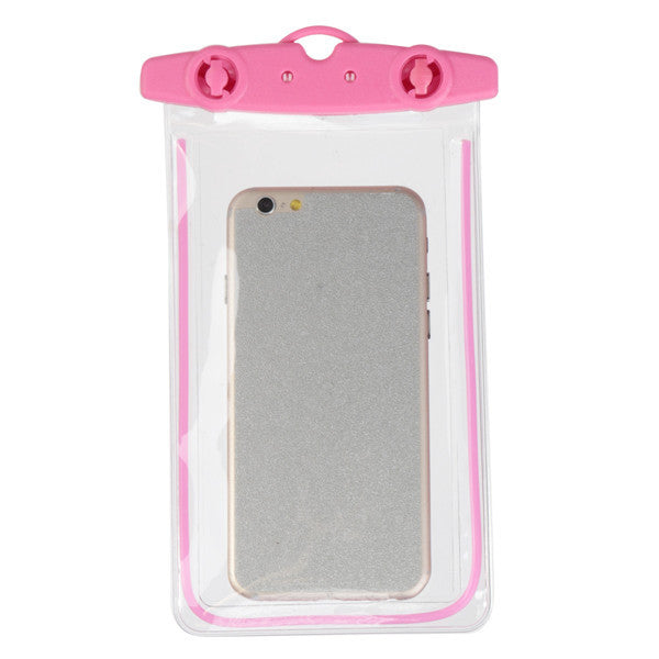 Universal Waterproof Fluorescent Under Water Pouch Case Cover For Mobile Phones