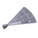 Bamboo Fan Patterned Dragonfly Ajoure Pocket Fan Gift Decoration (L)