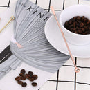 Stainless Steel Coffee Beverage Stirrers Stir Cocktail Drink Swizzle Stick,