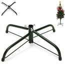 Christmas Tree Stand Green Metal Holder Base Cast Iron Stand 4 Feets Decora Q3K7