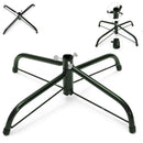 Christmas Tree Stand Green Metal Holder Base Cast Iron Stand 4 Feets Decora Q3K7