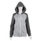 Women Autumn Zip Up Patchwork Hooded Coat Jacket Sweatshirt Ladies Casual C F6T2