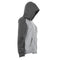 Women Autumn Zip Up Patchwork Hooded Coat Jacket Sweatshirt Ladies Casual C F6T2