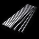 10Pcs 300x7x1mm Length 300mm OD 7mm 1mm Thick Wall Borosilicate Glass Blowing Tube Lab Factory School Home Tubes