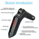 Bluetooth Car Kit MP3 Player Charger Handsfree FM Transmitter USB Charger