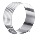 6-8 Inch Stainless Adjustable Round Mousse Cake Layered Mould Ring Slicer Cutters