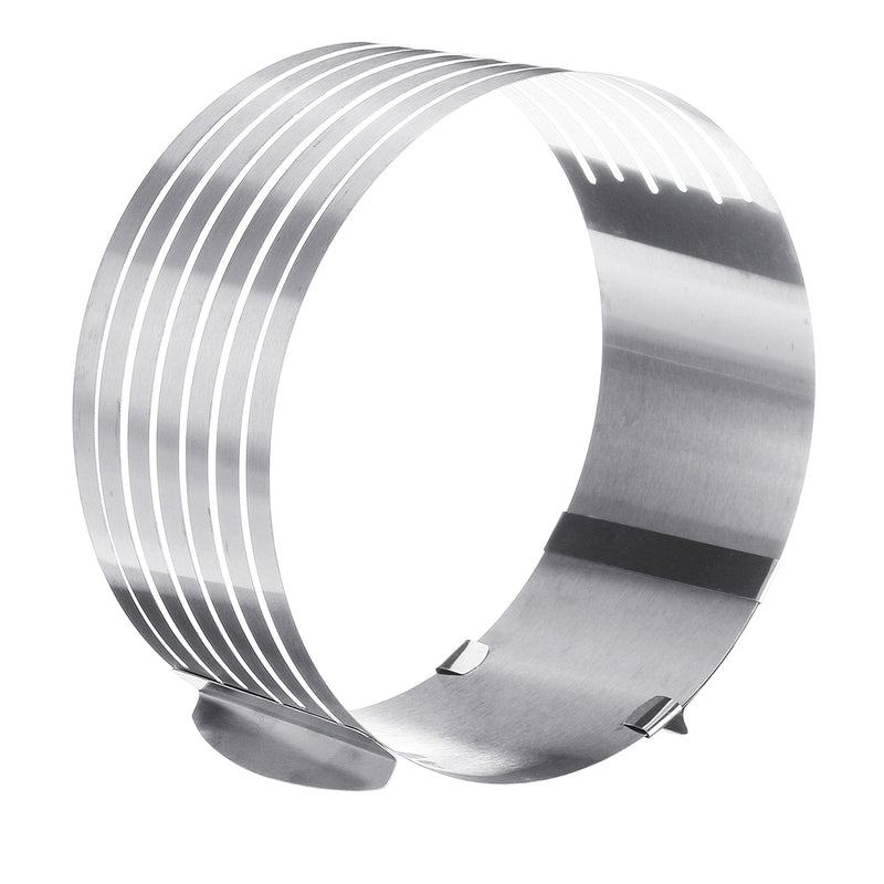 6-8 Inch Stainless Adjustable Round Mousse Cake Layered Mould Ring Slicer Cutters