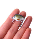 5PCS/Lot 1.5g 2.7cm Topwater 0.1-0.5m Wobbler Mini Crankbait 5 pcs Baits wi