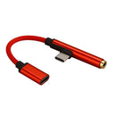 2in1 Type-C To USB-C 3.5mm Jack Aux Earphone Cable Adapter for Huawei P20 X R1V2