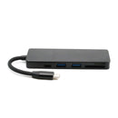 new type-c to USB3.0HUB hub SD/TF camera reader with PD charging four-in-on