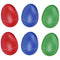 18pcs Egg Shakers Plastic Egg Music Shakers for Kids Maracas Eggs Percussio