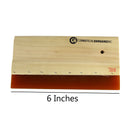6inch 15cm Silk Screen Printing Squeegee Single Durometer Ink Scraper